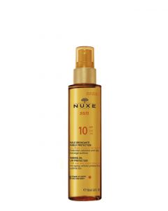 Nuxe Sun Face & Body Tan Oil Spf 10, 150 ml.
